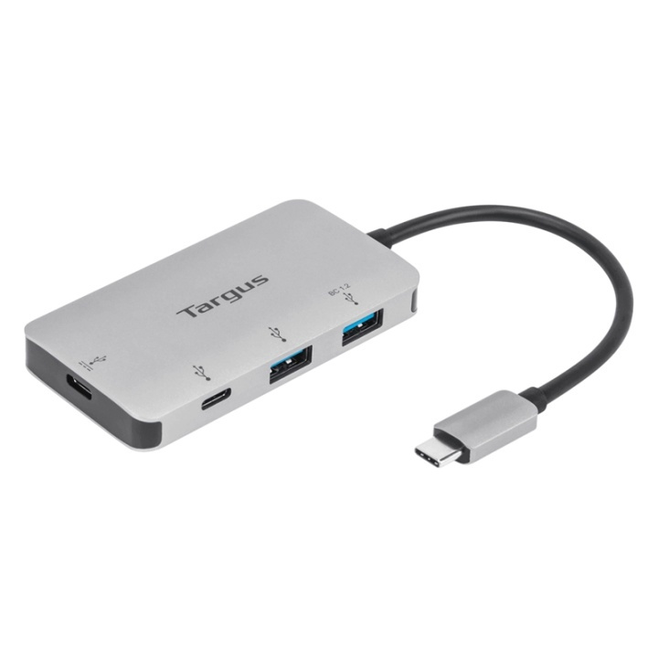 Targus ACH228 USB-C 2x USB-A+2x USB-C Silver in the group COMPUTERS & PERIPHERALS / Computer accessories / USB-Hubs at TP E-commerce Nordic AB (A14299)