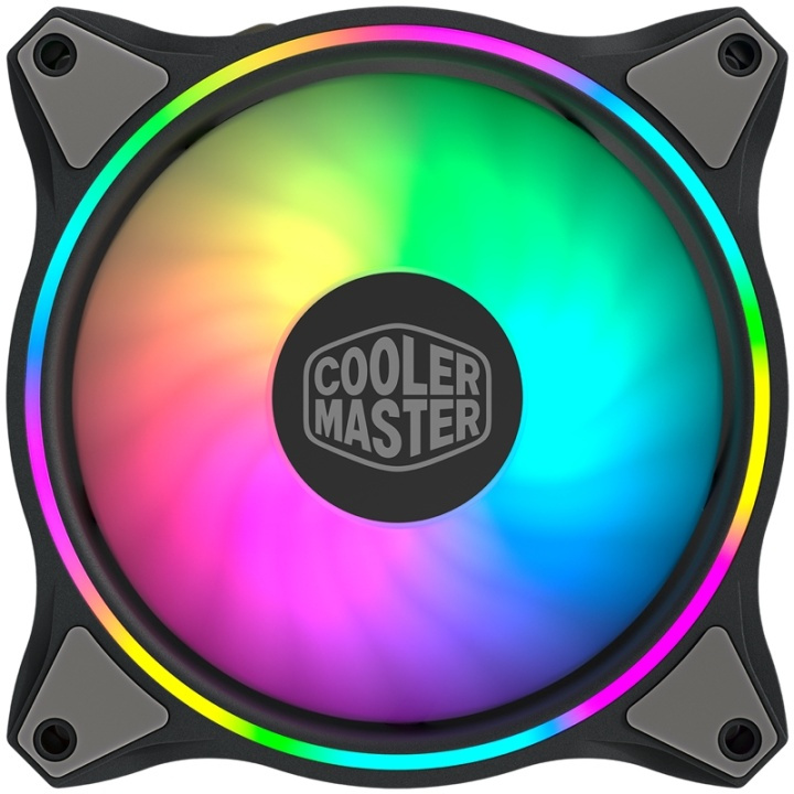 Cooler Master MasterFan MF120 Halo 3in1 Fan 12 cm Svart, Grå in the group COMPUTERS & PERIPHERALS / Computer components / Cooling / Chassis fans at TP E-commerce Nordic AB (A14365)