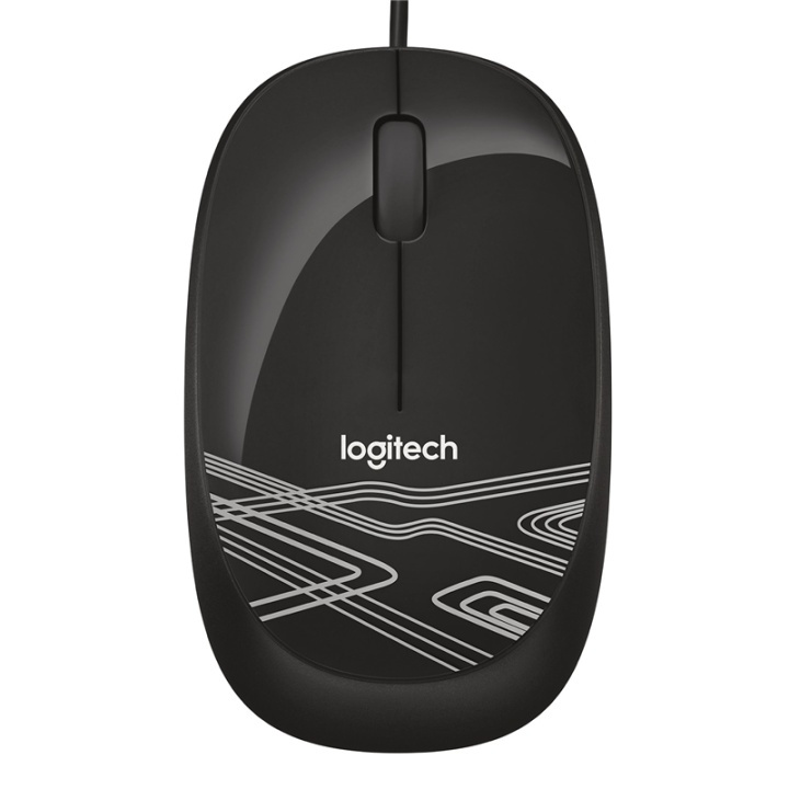 Logitech M105 datormöss Ambidextrous USB Type-A Optisk 1000 DPI in the group COMPUTERS & PERIPHERALS / Mice & Keyboards / Mice / Corded at TP E-commerce Nordic AB (A14423)