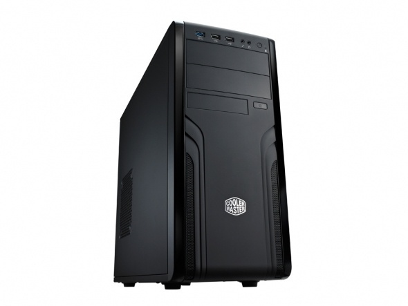 Cooler Master CM Force 500 Midi Tower Svart in the group COMPUTERS & PERIPHERALS / Computer components / Chassis at TP E-commerce Nordic AB (A14501)