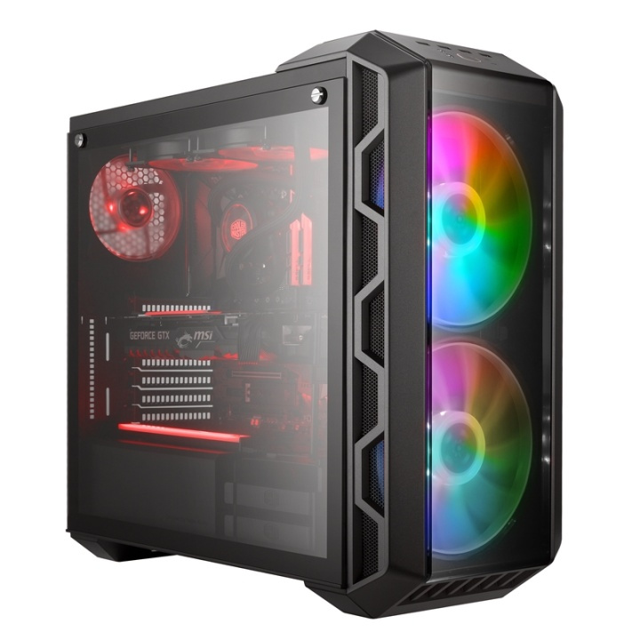 Cooler Master MasterCase H500 ARGB Midi Tower Grå in the group COMPUTERS & PERIPHERALS / Computer components / Chassis at TP E-commerce Nordic AB (A14529)