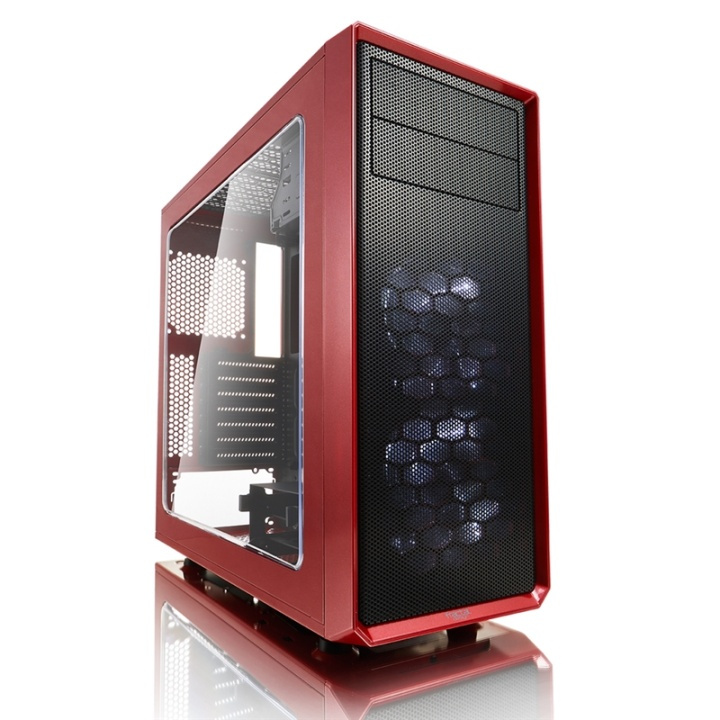 Fractal Design Focus G Midi Tower Svart, Röd in the group COMPUTERS & PERIPHERALS / Computer components / Chassis at TP E-commerce Nordic AB (A14544)