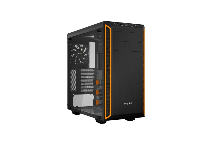 be quiet! Pure Base 600 Window Midi Tower Svart, Orange in the group COMPUTERS & PERIPHERALS / Computer components / Chassis at TP E-commerce Nordic AB (A14557)