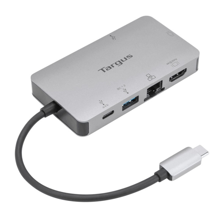 Targus DOCK419 Kabel USB 3.2 Gen 1 (3.1 Gen 1) Type-C Grå in the group COMPUTERS & PERIPHERALS / Laptops & accessories / Docking station at TP E-commerce Nordic AB (A14593)