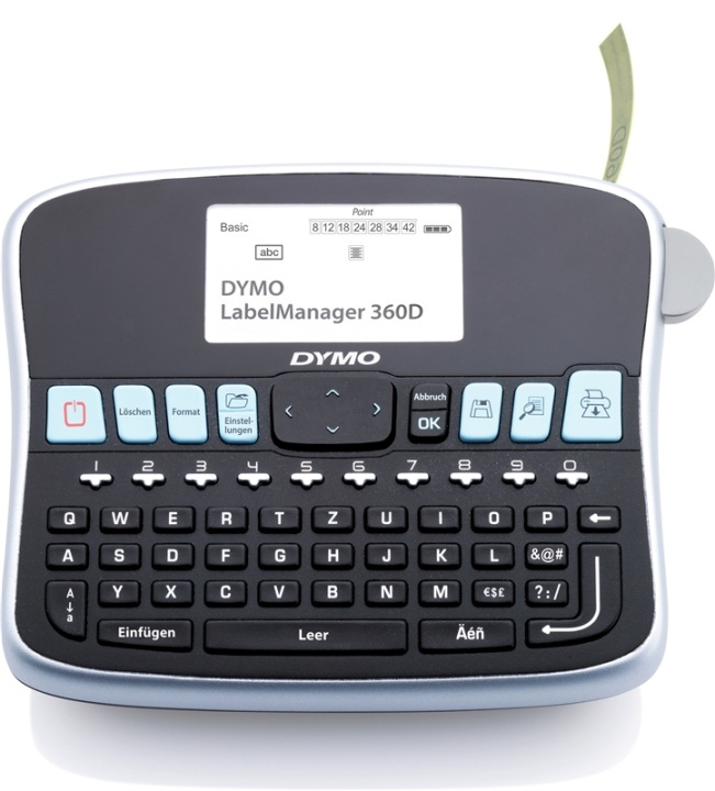 DYMO LabelManager T 360D QWZ in the group COMPUTERS & PERIPHERALS / Printers & Accessories / Printers / Label machines & Accessories / Writing & Accessories at TP E-commerce Nordic AB (A14645)