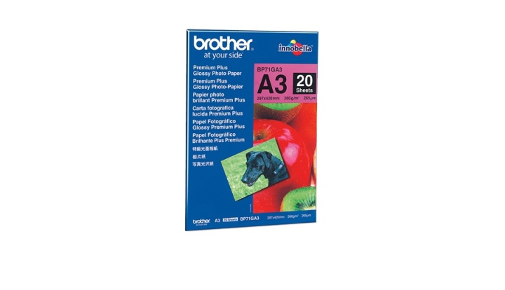 Brother BP71GA3 fotopapper A3 Blå, Röd Glansigt in the group HOME ELECTRONICS / Photo & Video / Photo equipment / Other at TP E-commerce Nordic AB (A14738)