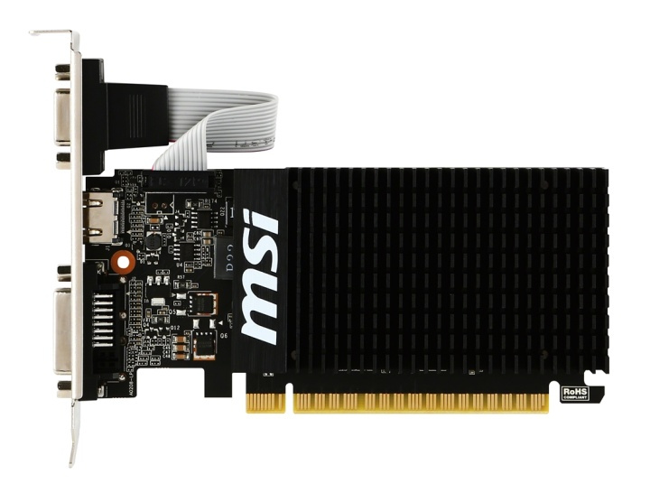 MSI V809-2000R grafikkort NVIDIA GeForce GT 710 2 GB GDDR3 in the group COMPUTERS & PERIPHERALS / Computer components / Graphic Cards at TP E-commerce Nordic AB (A14763)