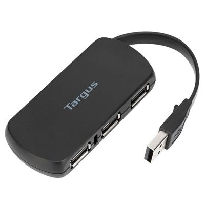 Targus ACH114EU gränssnittshubbar USB 2.0 480 Mbit/s Svart in the group COMPUTERS & PERIPHERALS / Computer accessories / USB-Hubs at TP E-commerce Nordic AB (A14779)