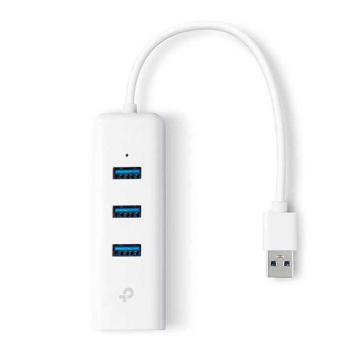TP-LINK UE330 USB 3.2 Gen 1 (3.1 Gen 1) Type-A 1000 Mbit/s Vit in the group COMPUTERS & PERIPHERALS / Computer accessories / USB-Hubs at TP E-commerce Nordic AB (A14782)