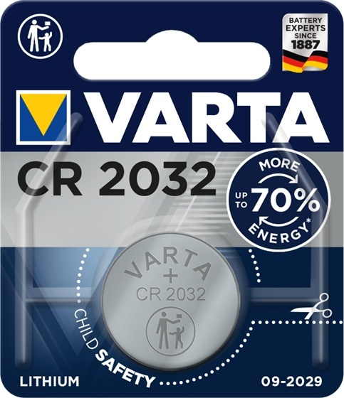 Varta CR2032 Engångsbatteri Litium in the group HOME ELECTRONICS / Batteries & Chargers / Batteries / Button cell at TP E-commerce Nordic AB (A14799)