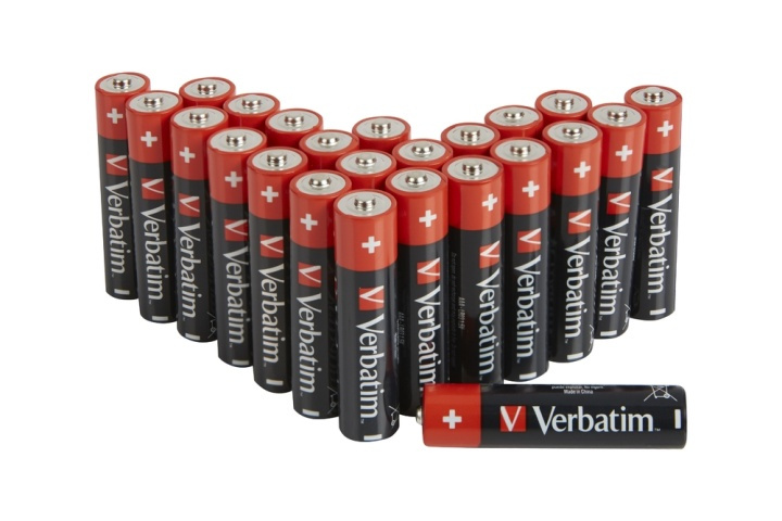 Verbatim Standardbatterier 24 x AAA / LR03 alkaliskt in the group HOME ELECTRONICS / Batteries & Chargers / Batteries / AAA at TP E-commerce Nordic AB (A14806)
