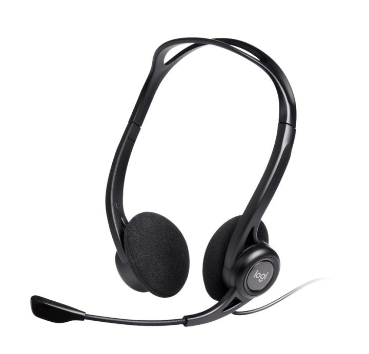 Logitech PC Headset 960 USB OEM (981-000100) in the group COMPUTERS & PERIPHERALS / Computer accessories / Headset at TP E-commerce Nordic AB (A14866)