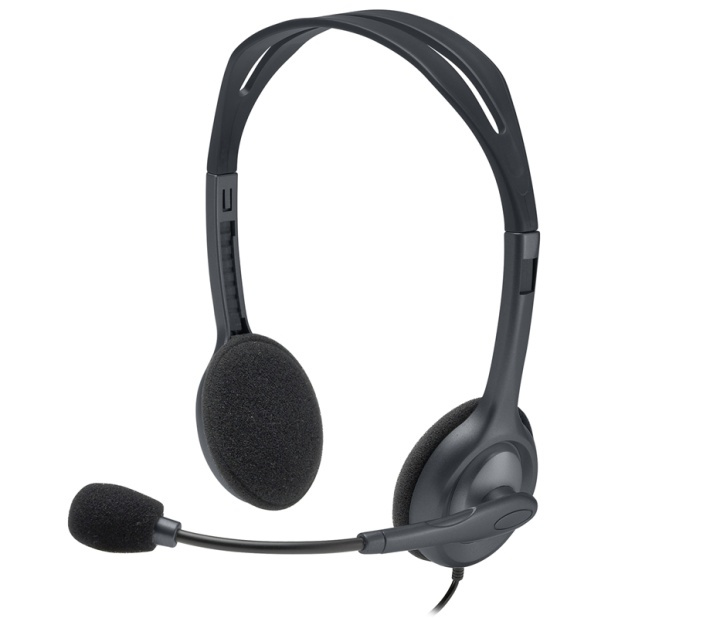 Logitech H111 Headset 3,5 mm kontakt Grå in the group COMPUTERS & PERIPHERALS / Computer accessories / Headset at TP E-commerce Nordic AB (A14867)
