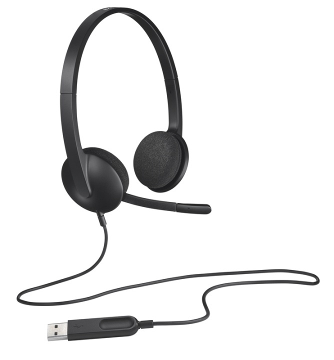 Logitech H340 Headset Huvudband USB Type-A Svart in the group COMPUTERS & PERIPHERALS / Computer accessories / Headset at TP E-commerce Nordic AB (A14871)