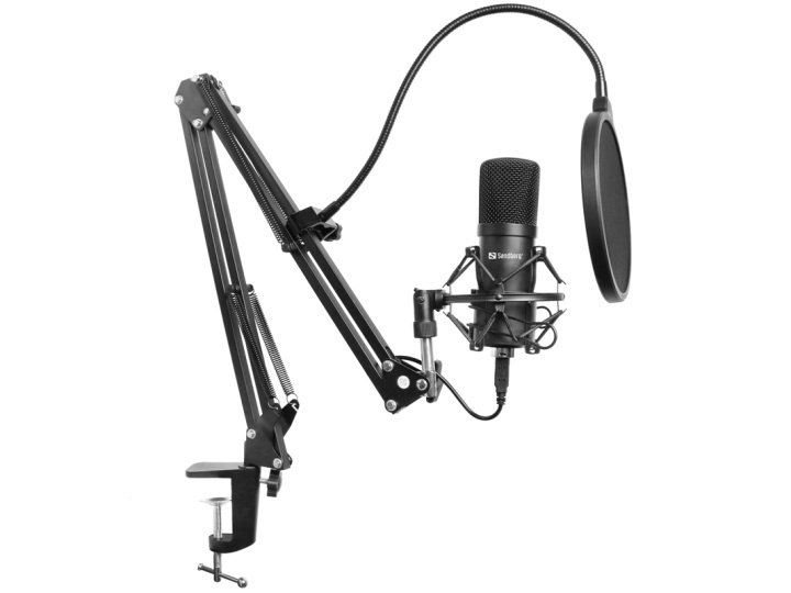 Sandberg Streamer USB Microphone Kit in the group COMPUTERS & PERIPHERALS / Computer accessories / Microphones at TP E-commerce Nordic AB (A15031)