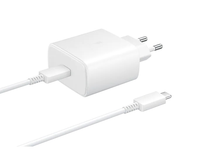 Samsung EP-TA845 Snabbladdare PD 3.0 45W med kabel 1 m, Vit in the group SMARTPHONE & TABLETS / Chargers & Cables / Wall charger / Wall charger USB-C at TP E-commerce Nordic AB (A15056)