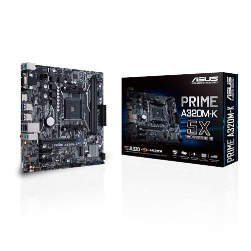 ASUS MB PRIME A320M-K AMD A320 Uttag AM4 micro ATX, Fyndvara in the group COMPUTERS & PERIPHERALS / Computer components / Motherboard at TP E-commerce Nordic AB (A15136D)