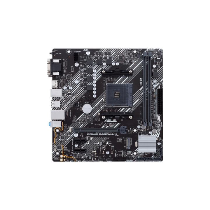 ASUS Prime B450M-K II AMD B450 Uttag AM4 micro ATX in the group COMPUTERS & PERIPHERALS / Computer components / Motherboard at TP E-commerce Nordic AB (A15140)