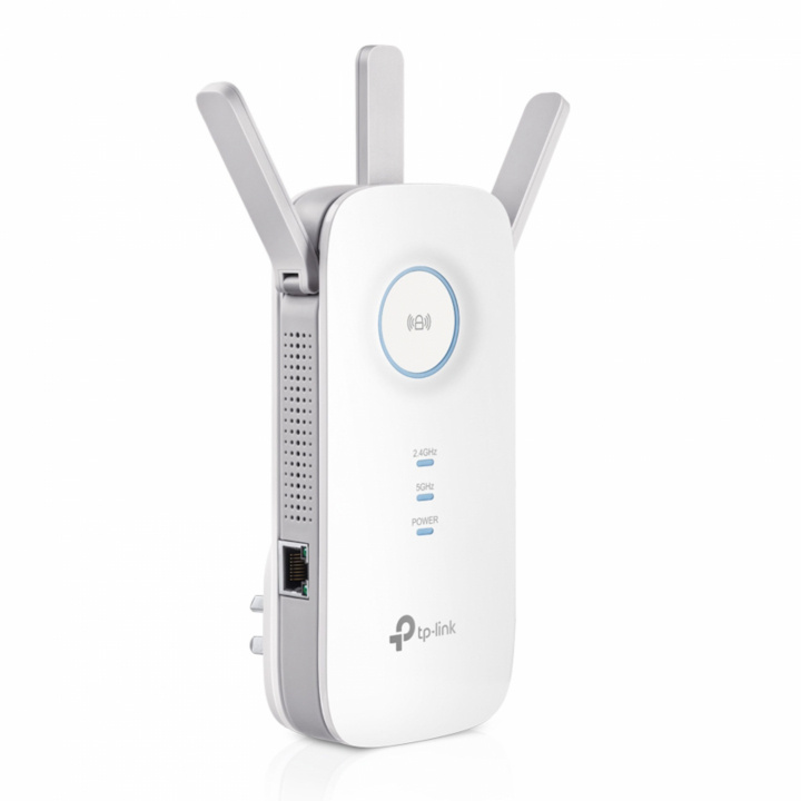TP-LINK RE450 Nätverksrepeater Vit 10, 100, 1000 Mbit/s in the group COMPUTERS & PERIPHERALS / Network / WiFi Extenders at TP E-commerce Nordic AB (A15213)