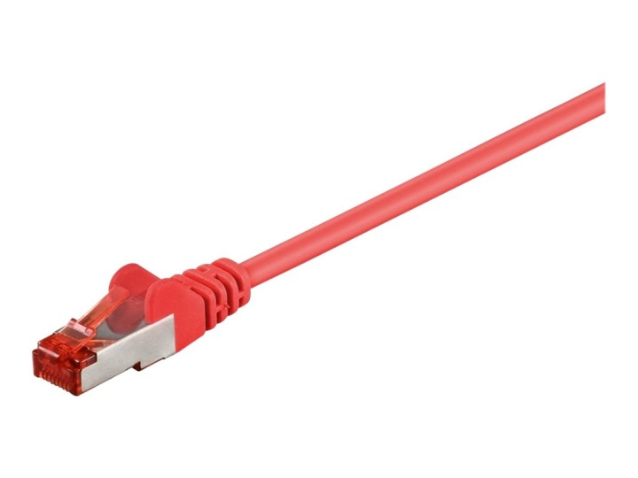 Goobay CAT 6 S/FTP CU 5m, Röd in the group COMPUTERS & PERIPHERALS / Computer cables / Network cables / Cat6 at TP E-commerce Nordic AB (A15216)
