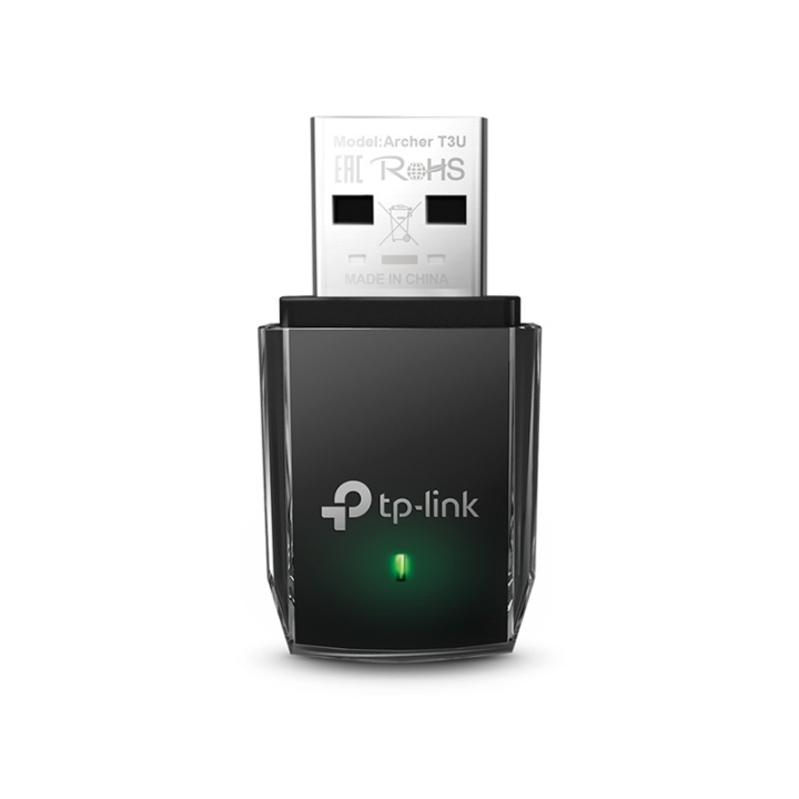TP-LINK Archer T3U WLAN 1267 Mbit/s in the group COMPUTERS & PERIPHERALS / Network / Network cards / USB wireless at TP E-commerce Nordic AB (A15250)