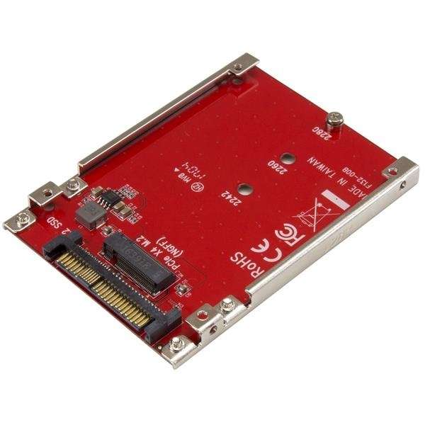 StarTech.com M.2 enhet till U.2 (SFF-8639) värdadapter för M.2 PCIe NVMe SSD-enh in the group COMPUTERS & PERIPHERALS / Computer components / Harddrives / SSD at TP E-commerce Nordic AB (A15263)