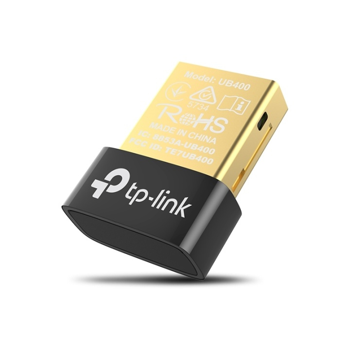 TP-LINK UB400 nätverkskort/adapters Bluetooth in the group COMPUTERS & PERIPHERALS / Computer accessories / Bluetooth adapters at TP E-commerce Nordic AB (A15265)