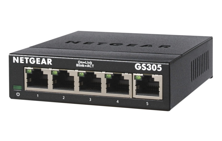 Netgear GS305-300PES nätverksswitchar Ohanterad L2 Gigabit Ethernet (10/100/1000 in the group COMPUTERS & PERIPHERALS / Network / Switches at TP E-commerce Nordic AB (A15274)