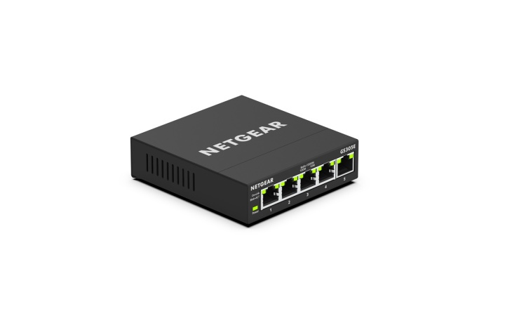 Netgear GS305E hanterad Gigabit Ethernet (10/100/1000) Svart in the group COMPUTERS & PERIPHERALS / Network / Switches / 10/100/1000Mbps at TP E-commerce Nordic AB (A15275)