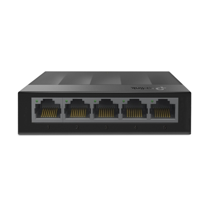 TP-LINK LS1005G Ohanterad Gigabit Ethernet (10/100/1000) Svart in the group COMPUTERS & PERIPHERALS / Network / Switches at TP E-commerce Nordic AB (A15282)
