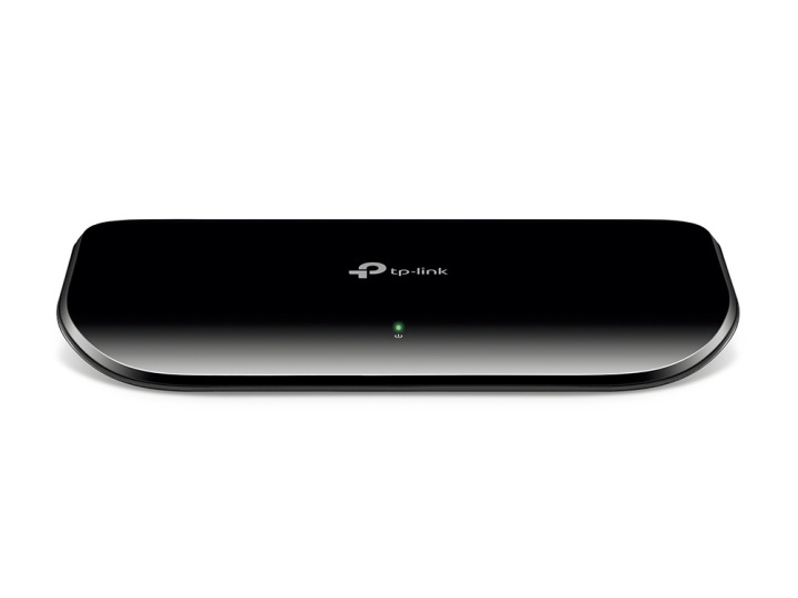 TP-LINK TL-SG1008D Ohanterad Gigabit Ethernet (10/100/1000) Svart in the group COMPUTERS & PERIPHERALS / Network / Switches / 10/100/1000Mbps at TP E-commerce Nordic AB (A15289)