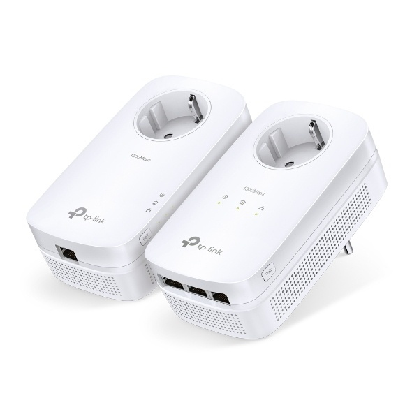 TP-LINK TL-PA8033P KIT PowerLine-nätverksadapter 1300 Mbit/s Nätverksansluten (E in the group COMPUTERS & PERIPHERALS / Network / Homeplug/Powerline at TP E-commerce Nordic AB (A15343)