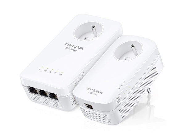 TP-LINK AV1200 1200 Mbit/s Nätverksansluten (Ethernet) Wi-Fi Vit 2 styck in the group COMPUTERS & PERIPHERALS / Network / Homeplug/Powerline at TP E-commerce Nordic AB (A15344)