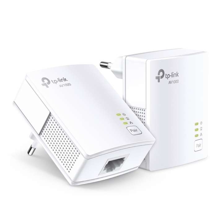 TP-LINK TL-PA7017 KIT 1000 Mbit/s Nätverksansluten (Ethernet) Vit 2 styck in the group COMPUTERS & PERIPHERALS / Network / Homeplug/Powerline at TP E-commerce Nordic AB (A15347)
