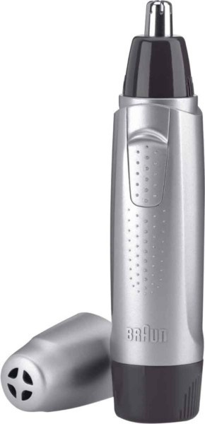 Braun Exact Series EN 10 precisionstrimmer Svart, Silver in the group BEAUTY & HEALTH / Hair & Styling / Shaving & Trimming / Nose hair trimmers at TP E-commerce Nordic AB (A15351)