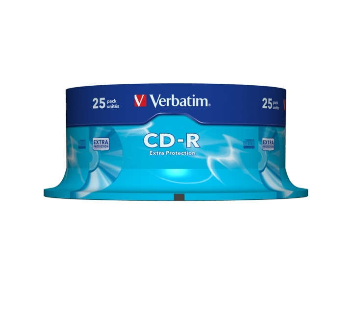 Verbatim CD-R Extra Protection 700 MB 25 styck in the group HOME ELECTRONICS / Storage media / CD/DVD/BD-Discs / CD-R at TP E-commerce Nordic AB (A15421)