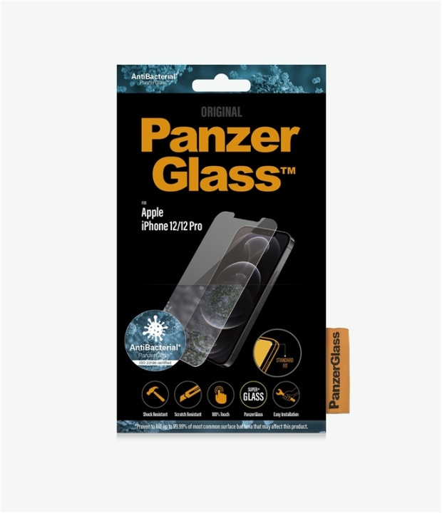 PanzerGlass 2708 skärmskydd Genomskinligt skärmskydd Apple 1 styck in the group SMARTPHONE & TABLETS / Phone cases / Apple / iPhone 12 / Screen protectors at TP E-commerce Nordic AB (A15440)