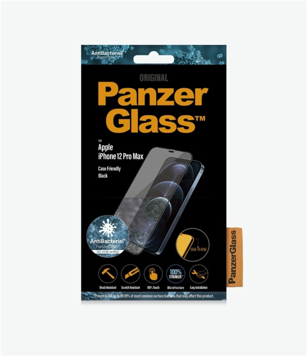 PanzerGlass 2712 skärmskydd Genomskinligt skärmskydd Apple 1 styck in the group SMARTPHONE & TABLETS / Phone cases / Apple / iPhone 12 Pro at TP E-commerce Nordic AB (A15494)