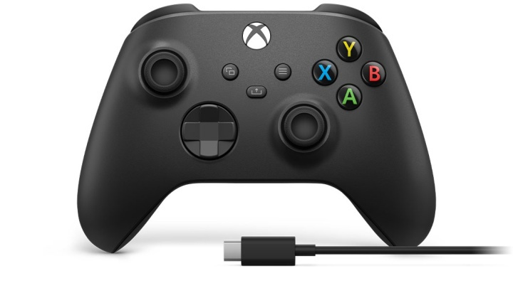 Microsoft Xbox Wireless Controller + USB-C Cable Svart Spelplatta Analog / Digit in the group HOME ELECTRONICS / Game consoles & Accessories / Xbox One / Accessories at TP E-commerce Nordic AB (A15518)