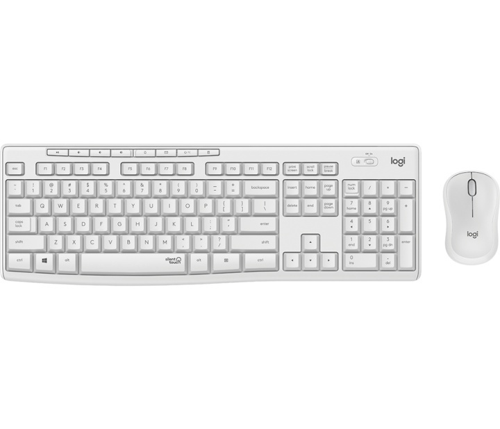 Logitech MK295 Silent Wireless Combo - OFF WHITE NORDIC in the group COMPUTERS & PERIPHERALS / Mice & Keyboards / Keyboards / Combo packs at TP E-commerce Nordic AB (A15633)