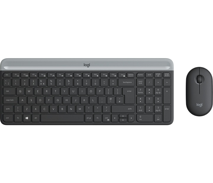 Logitech MK470 Slim Wireless Combo tangentbord RF Trådlös QWERTY Dansk, Finsk, N in the group COMPUTERS & PERIPHERALS / Mice & Keyboards / Keyboards / Combo packs at TP E-commerce Nordic AB (A15639)