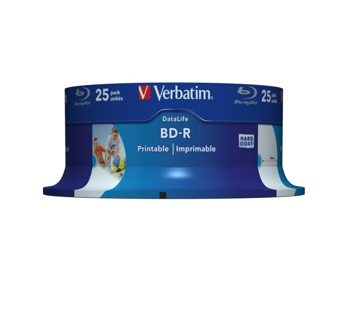Verbatim 43811 tomma Blu-Ray-diskar BD-R 25 GB 25 styck in the group HOME ELECTRONICS / Storage media / CD/DVD/BD-Discs / Blu-Ray at TP E-commerce Nordic AB (A15673)