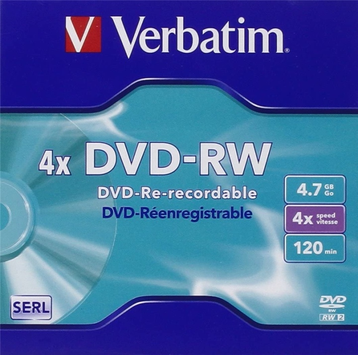 Verbatim VB-DMW44JC in the group HOME ELECTRONICS / Storage media / CD/DVD/BD-Discs / DVD-RW at TP E-commerce Nordic AB (A15677)