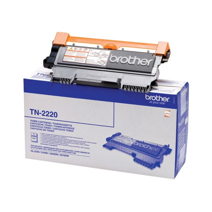 Brother TN-2220 Tonerkassett 1 styck Original Svart in the group COMPUTERS & PERIPHERALS / Printers & Accessories / Ink & Toner / Toner / Brother at TP E-commerce Nordic AB (A15687)