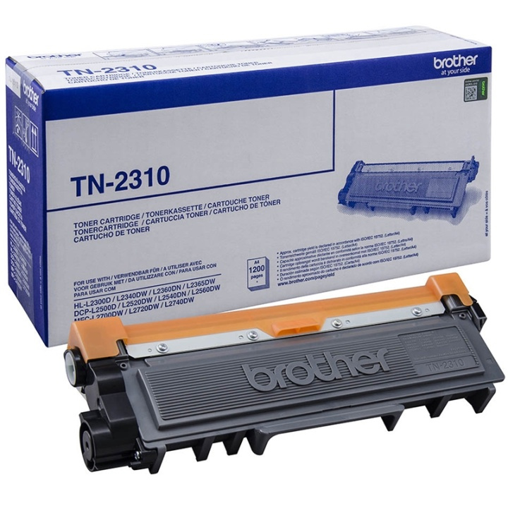 Brother TN-2310 Tonerkassett 1 styck Original Svart in the group COMPUTERS & PERIPHERALS / Printers & Accessories / Ink & Toner / Toner / Brother at TP E-commerce Nordic AB (A15692)