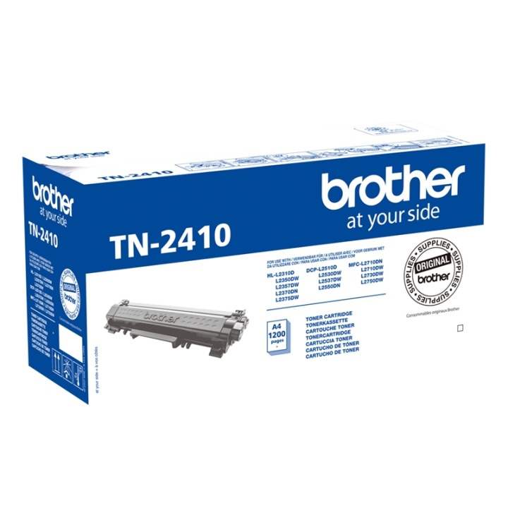Brother TN-2410 Tonerkassett 1 styck Original Svart in the group COMPUTERS & PERIPHERALS / Printers & Accessories / Ink & Toner / Toner / Brother at TP E-commerce Nordic AB (A15694)