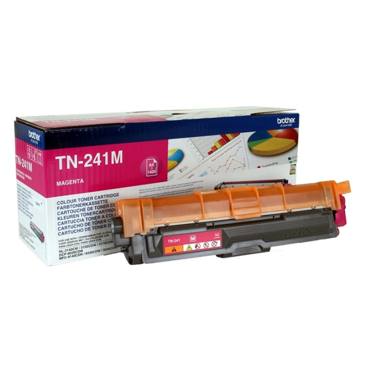 Brother TN-241M Tonerkassett 1 styck Original Magenta in the group COMPUTERS & PERIPHERALS / Printers & Accessories / Ink & Toner / Toner / Brother at TP E-commerce Nordic AB (A15697)