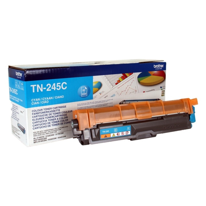 Brother TN-245C Tonerkassett 1 styck Original Cyan in the group COMPUTERS & PERIPHERALS / Printers & Accessories / Ink & Toner / Toner / Brother at TP E-commerce Nordic AB (A15704)