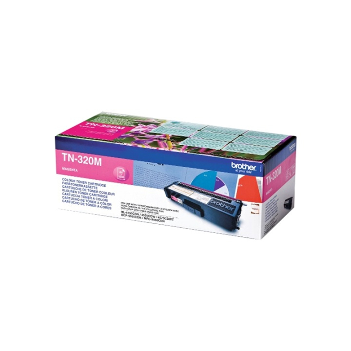 Brother TN-320M Tonerkassett 1 styck Original Magenta in the group COMPUTERS & PERIPHERALS / Printers & Accessories / Ink & Toner / Toner / Brother at TP E-commerce Nordic AB (A15714)