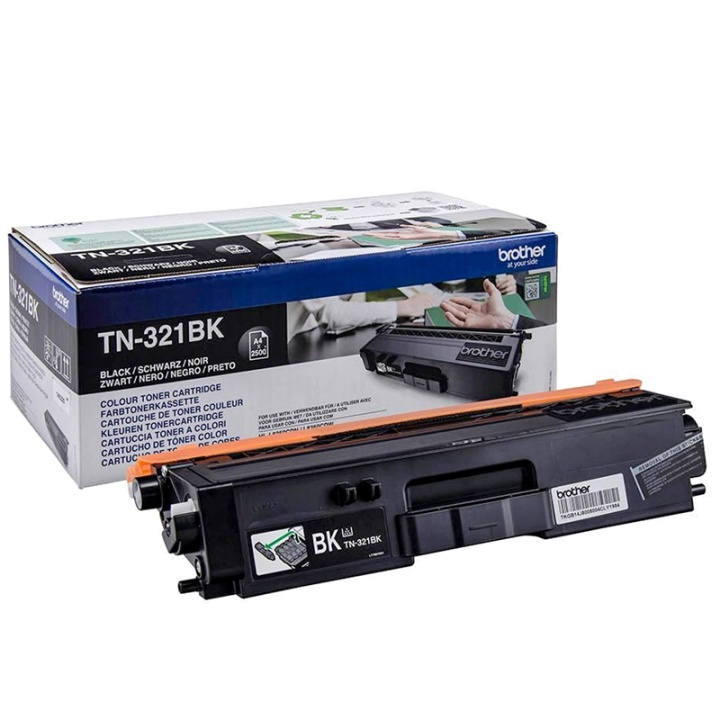 Brother TN-321BK Tonerkassett 1 styck Original Svart in the group COMPUTERS & PERIPHERALS / Printers & Accessories / Ink & Toner / Toner / Brother at TP E-commerce Nordic AB (A15716)